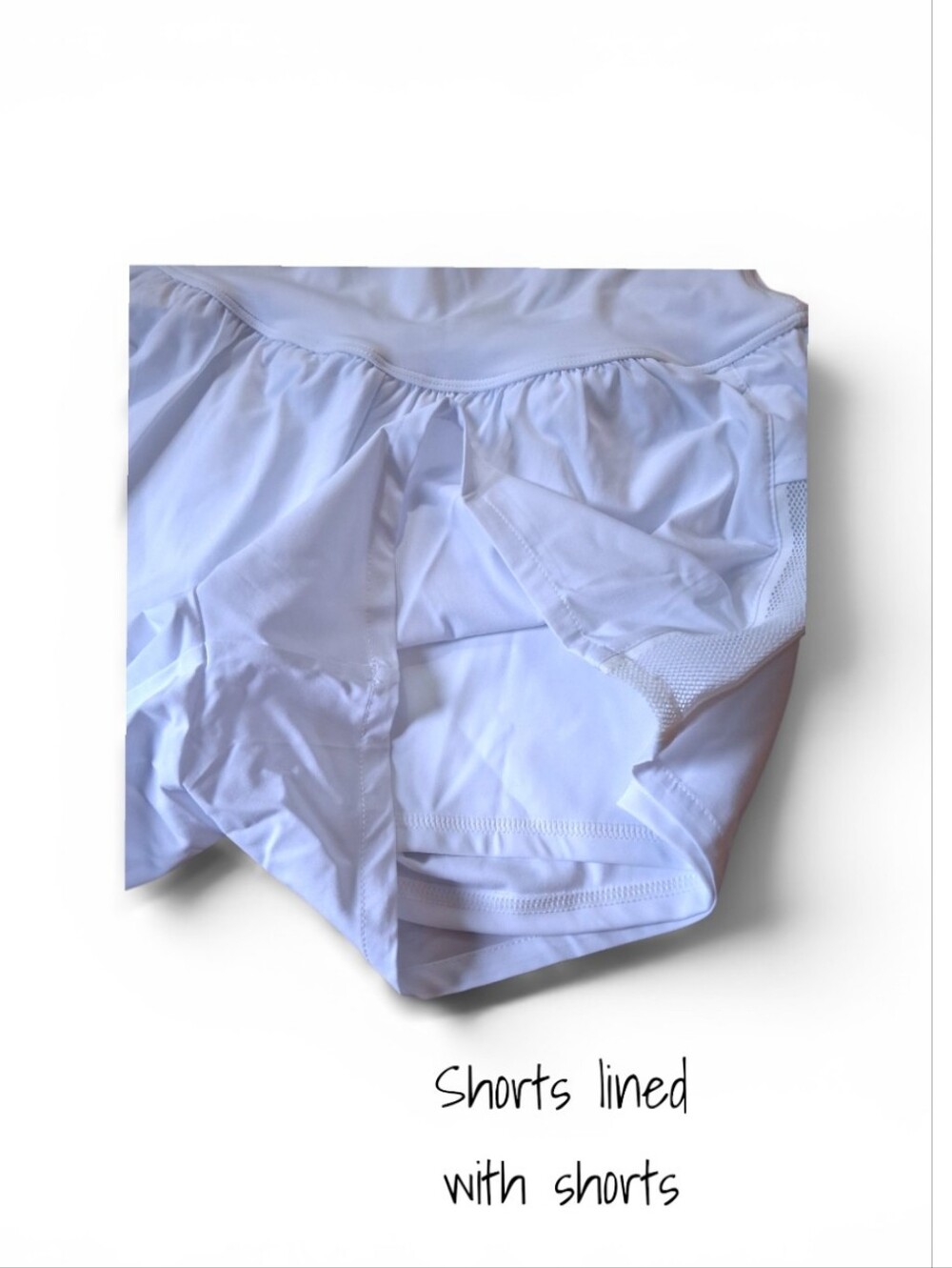 🆕️ Halara Breezeful High Waisted Ruffle Yoga Shorts Womens XS - Picture 7 of 12